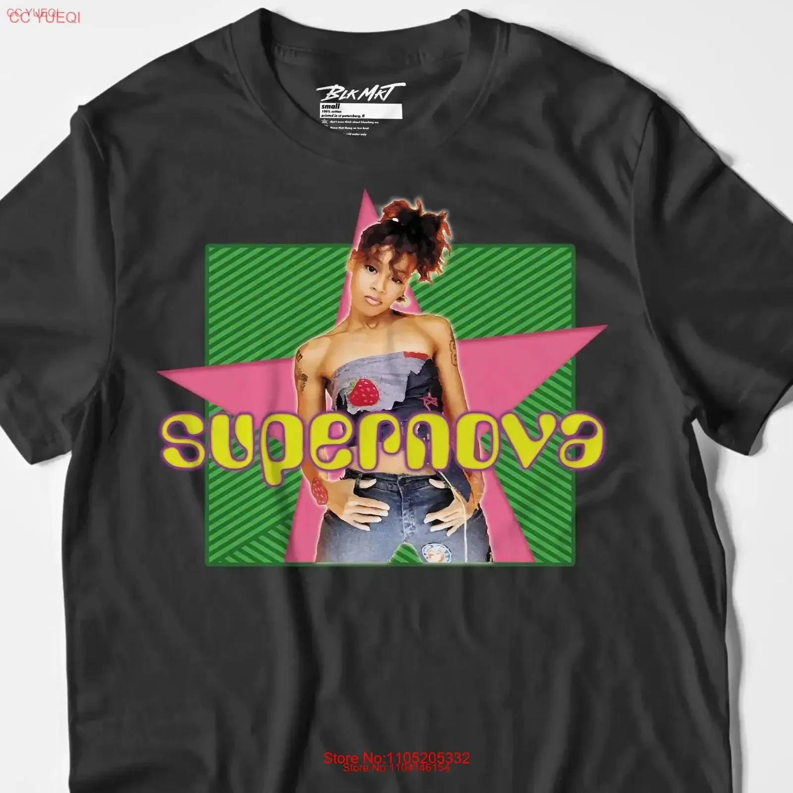 TLC Tribute T Shirt Boz Left Eye Chilli Tour Merch Supernova Multiple Colors vintage Washed fashion designer clothes