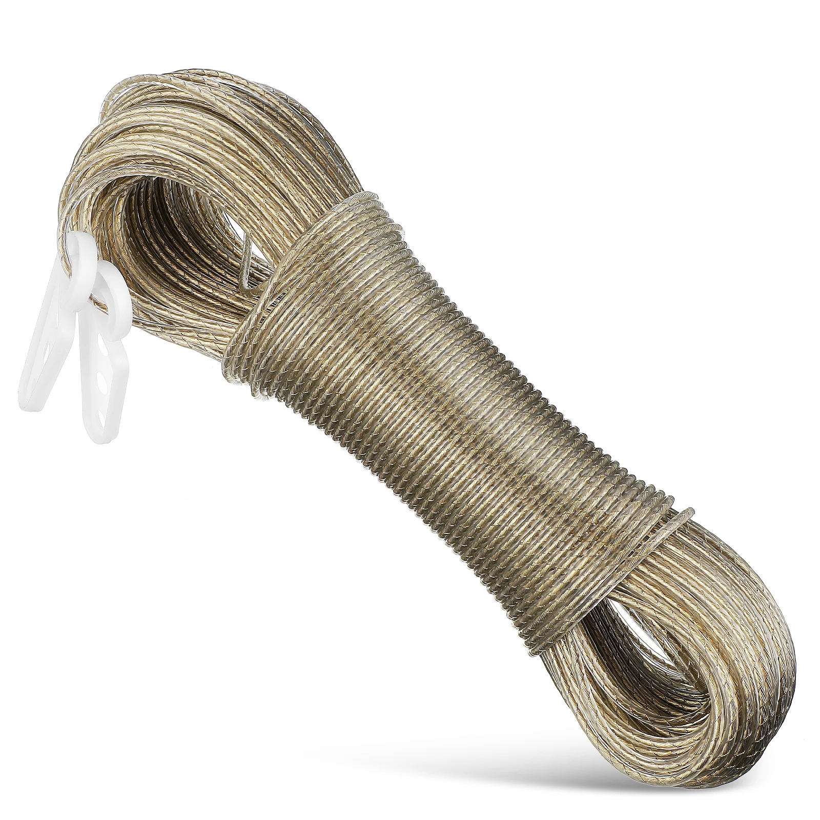 

Heavy Duty Washing Line 50M Outdoor Clothesline Non-Slip Windproof Drying Rope for Travel Camping Backyard Home