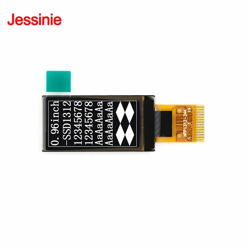 0.96 inch Vertical OLED Display 0.96'' LCD SSD1312 Driver I2C Serial Interface 64x128 White 4P Module 14Pin Solder/Plug-in Bare