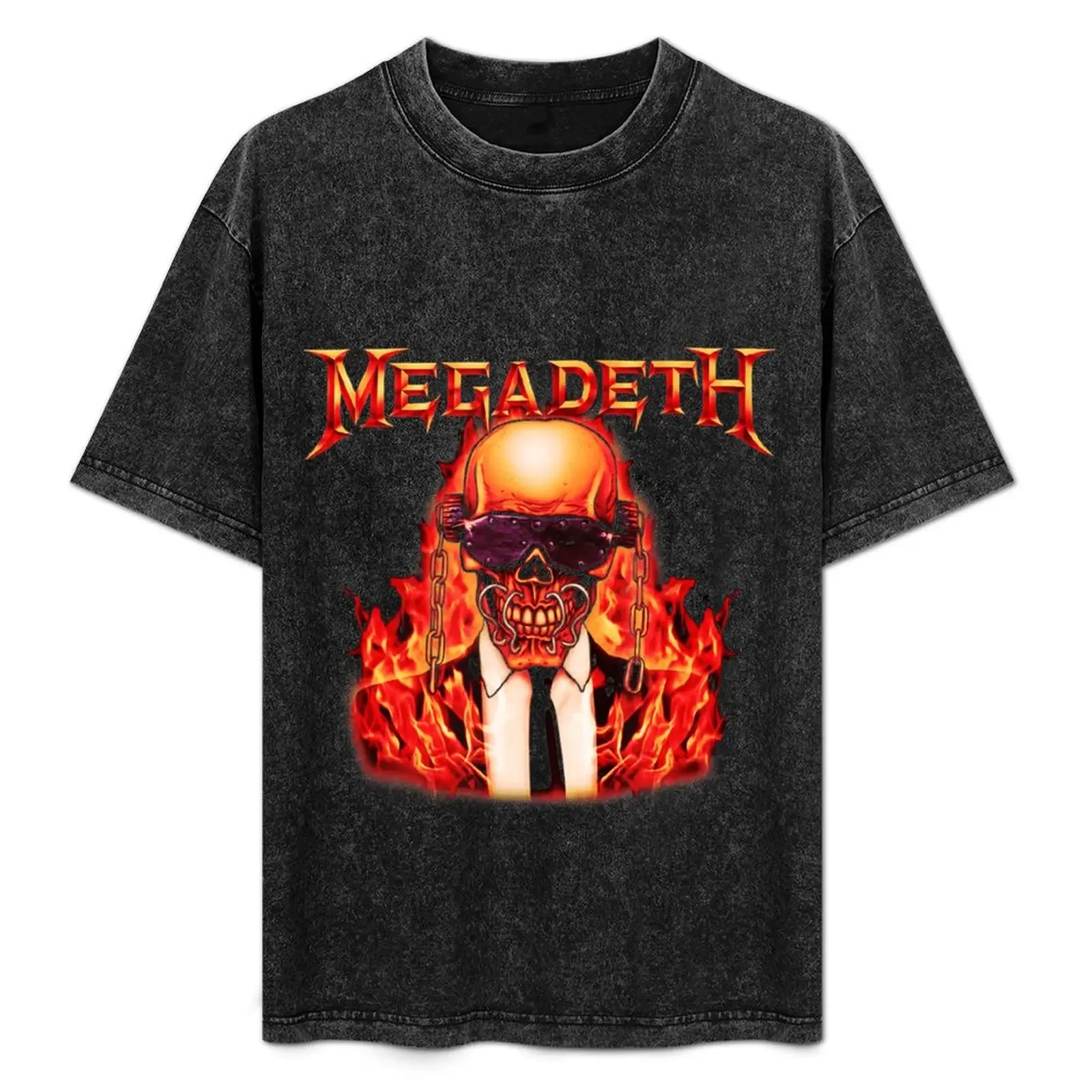 

Mega Death Vic Red Flames T-Shirt tshirts personalised plus size clothes cute tops shirts men
