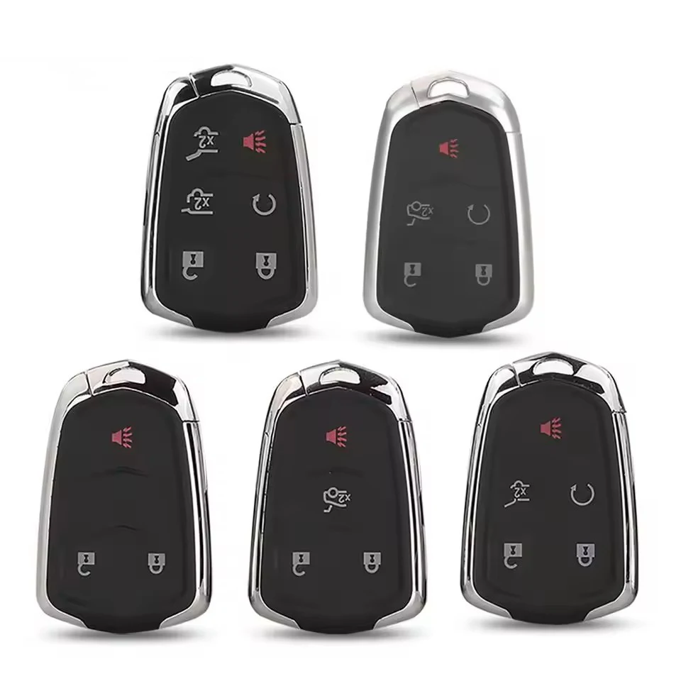 

3/4/5/6 Buttons Smart Remote Car Key Shell For Cadillac SRX CTS ATS XTS Escalade ESV Keyless Case FOB Replacement