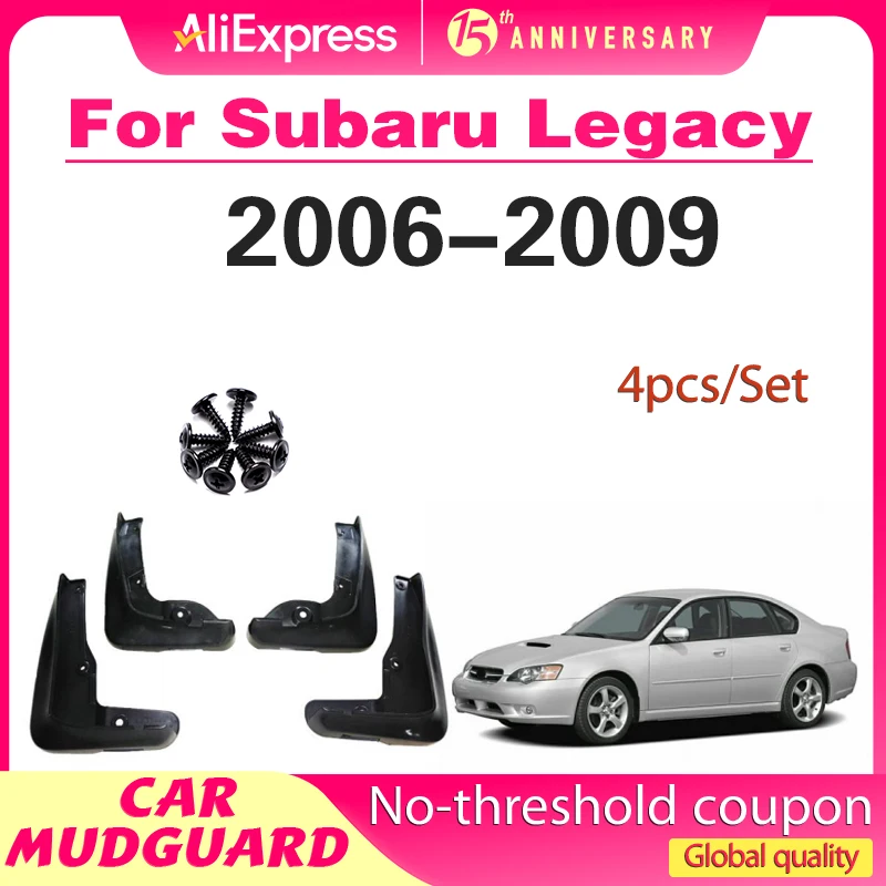

For Subaru Legacy 2006-2009 2007 2008 Mudflaps Splash Guards Mudguards Mud Flaps Fender car Accessories