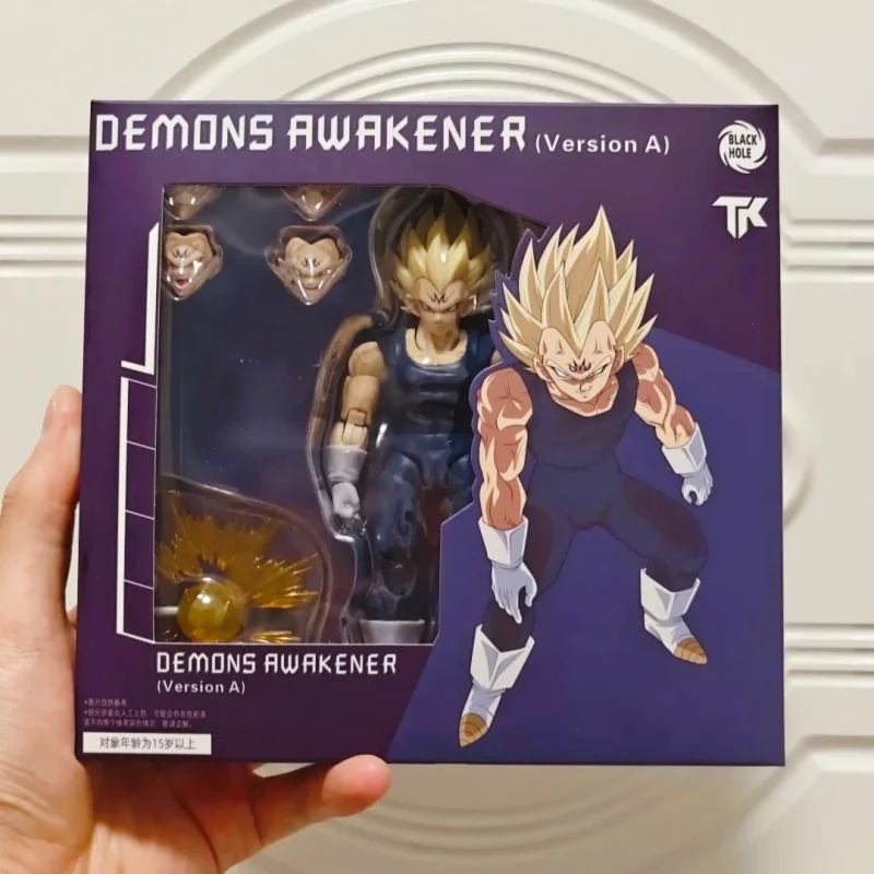 Hot Dragon Ball Super Saiyan Z Shf Ssj Majin Vegeta Black Hole & Tk Full Power Battle Schade Anime Action Toy figuur Model Geschenken