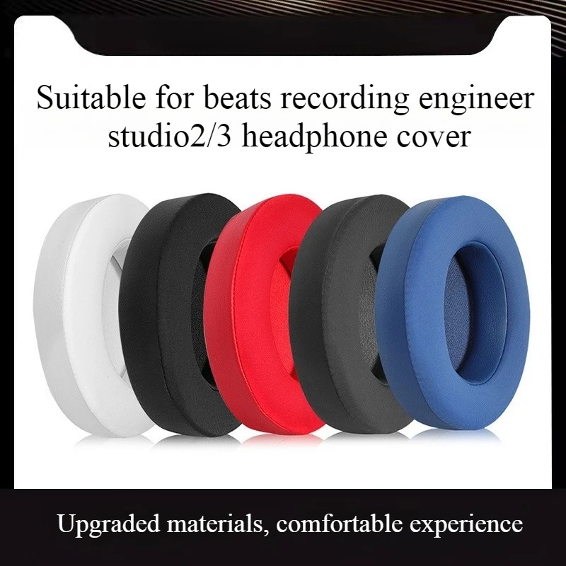 

A Pair Suitable for Beats Recording Engineer Studio2/3 Headphone Cover Ice Gel Headphone Sponge Cover