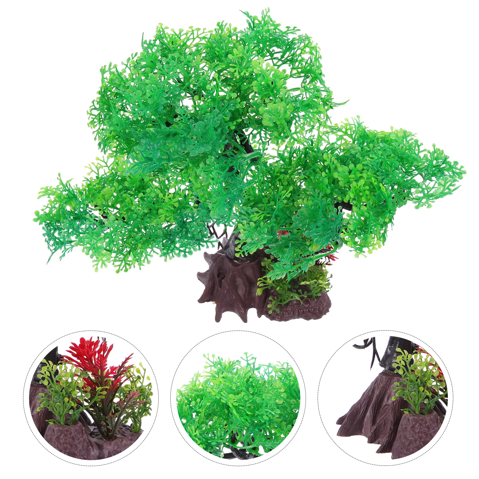 

Aquatic Decoration Artificial Plant Aquarium Wurzel Accessories Fish Tank Plastic Fische Lifelike Ornament