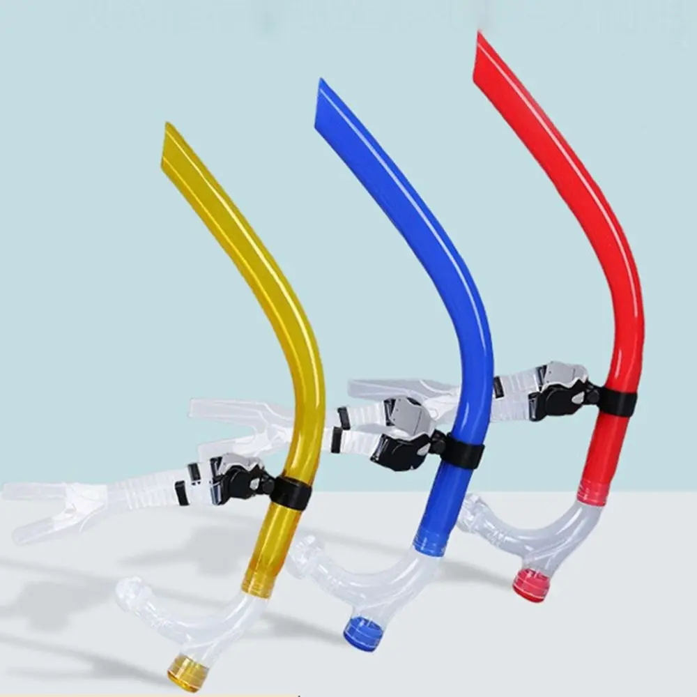 

Comfortable Swimming Diving Breathing Tube Adjustable Waterproof Swim Training Snorkel Multi Color Detachable