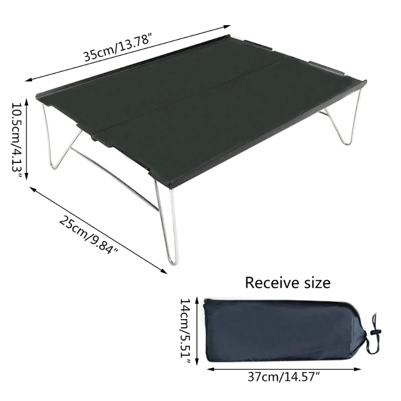 طاولة سفر مقاومة للماء قابلة للطي طاولة تخييم قابلة للطي طاولة جانبية للتخييم