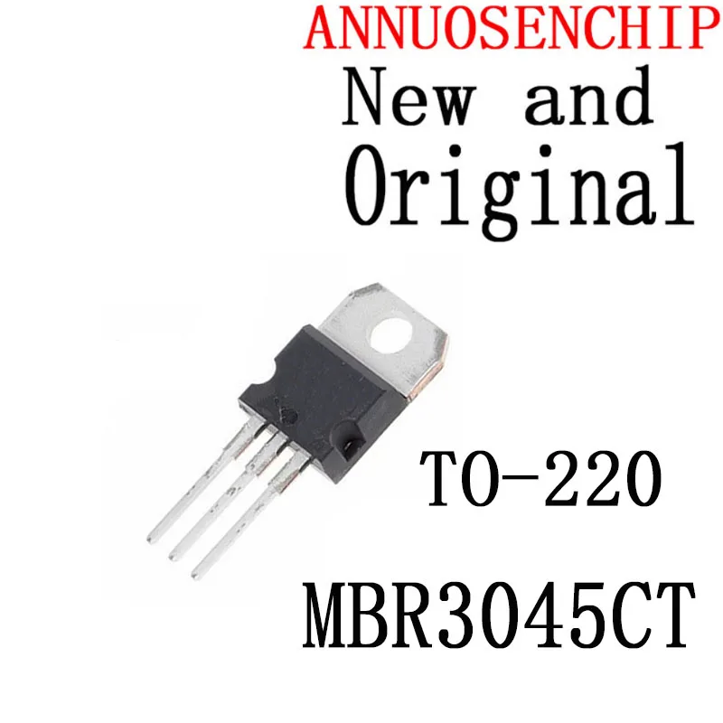 10PCS New And Original TO-220 MBR3045 TO220 MBR3045C 30A45V Schottky And Fast Recovery Diode MBR3045CT