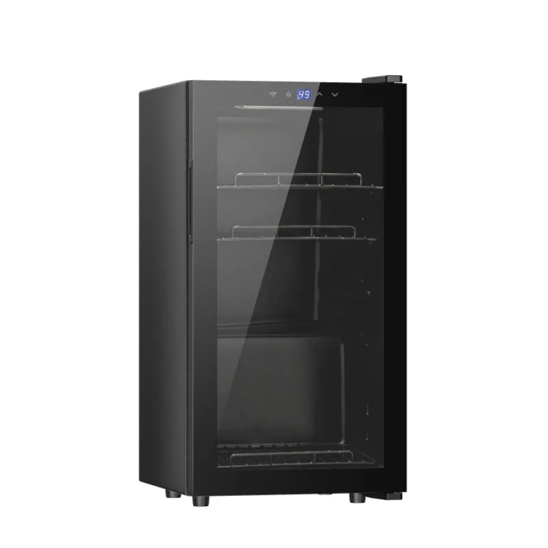 

Home and Commercial Single Door Transparent Glass Red Wine Small Wine Cabinet Refrigerated Cabinet Display Cabinet Fresh-Keeping