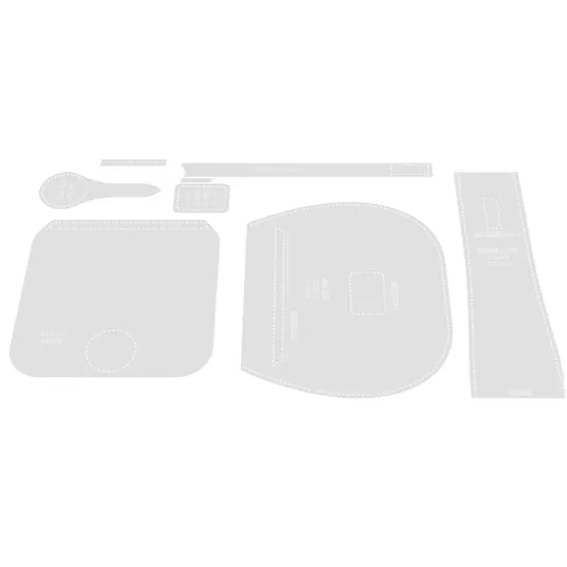 

ABJN-Шаблон для узоров на коже, акриловые шаблоны для кожевенного дела, шаблоны для кожаных сумок, акриловые шаблоны для узоров на коже