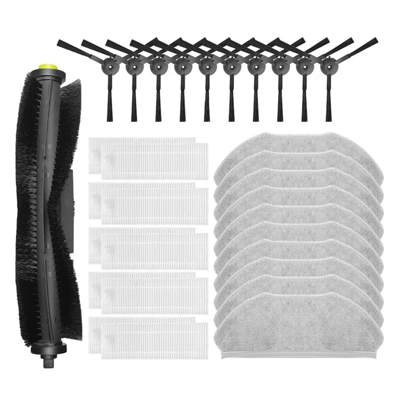 

N11R For 360 S10 / X100 Max Robot Vacuum Cleaner Main Side Brush Hepa Filter Mop Replacement Spare Parts