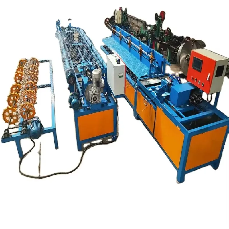 Customized High-Speed Single Wire Chain Link Fence Making Machine with Core Components Motor Bearing Gear PLC