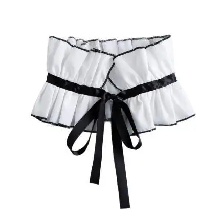 

Cotton Pleated Detachable Collar Neck Ruff Elegant Stand Collar Versatile Use Comfortable Protection Soft Women's Fashion