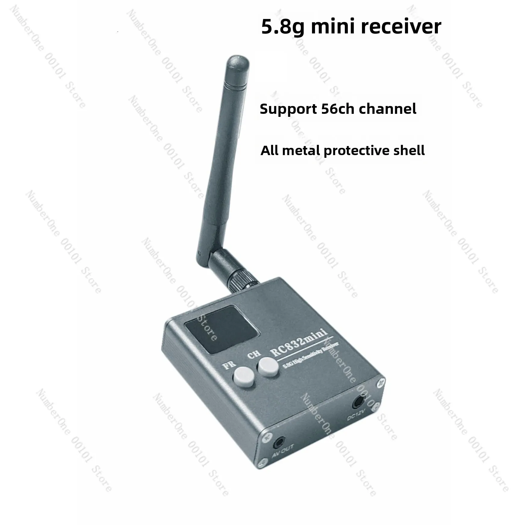 

5.8G picture transmission ts-5W transmitter ts832 wireless FPV set high-power aerial camera fan