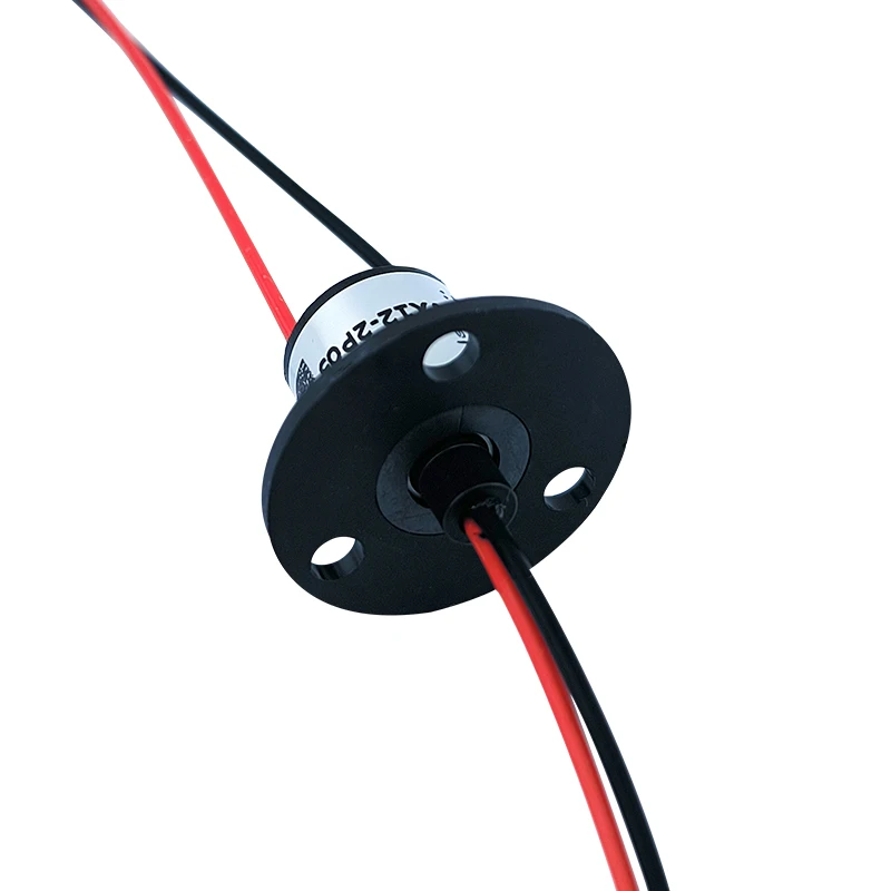 WX12-2P05 big current micro slip ring OD 12.4mm 2-way  5A cap type slip ring