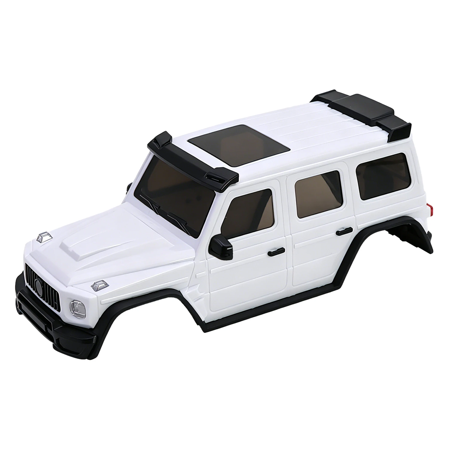 for AXIAL SCX30 Plastic Painted Unpainted Body Shell with Light Bucket Mount Spare Tire Mount for 1/30 RC Crawler DIY Upgrade
