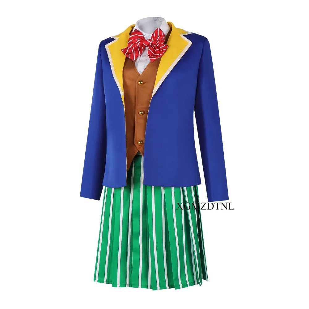 Matsuzaka Satou Cosplay Costume Anime Happy Sugar Life School Uniforms Sailor Suit Halloween Roleplay Party Women Girl Dress