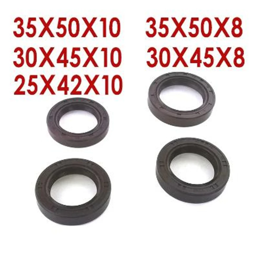 4pcs OIL SEALS FITS FOR  KAMA 170F 178F 186F 188F 192F DIESEL GENERATOR CRANKCASE CRANKSHAFT FLYWHEEL CLUTCH SIDE SEAL