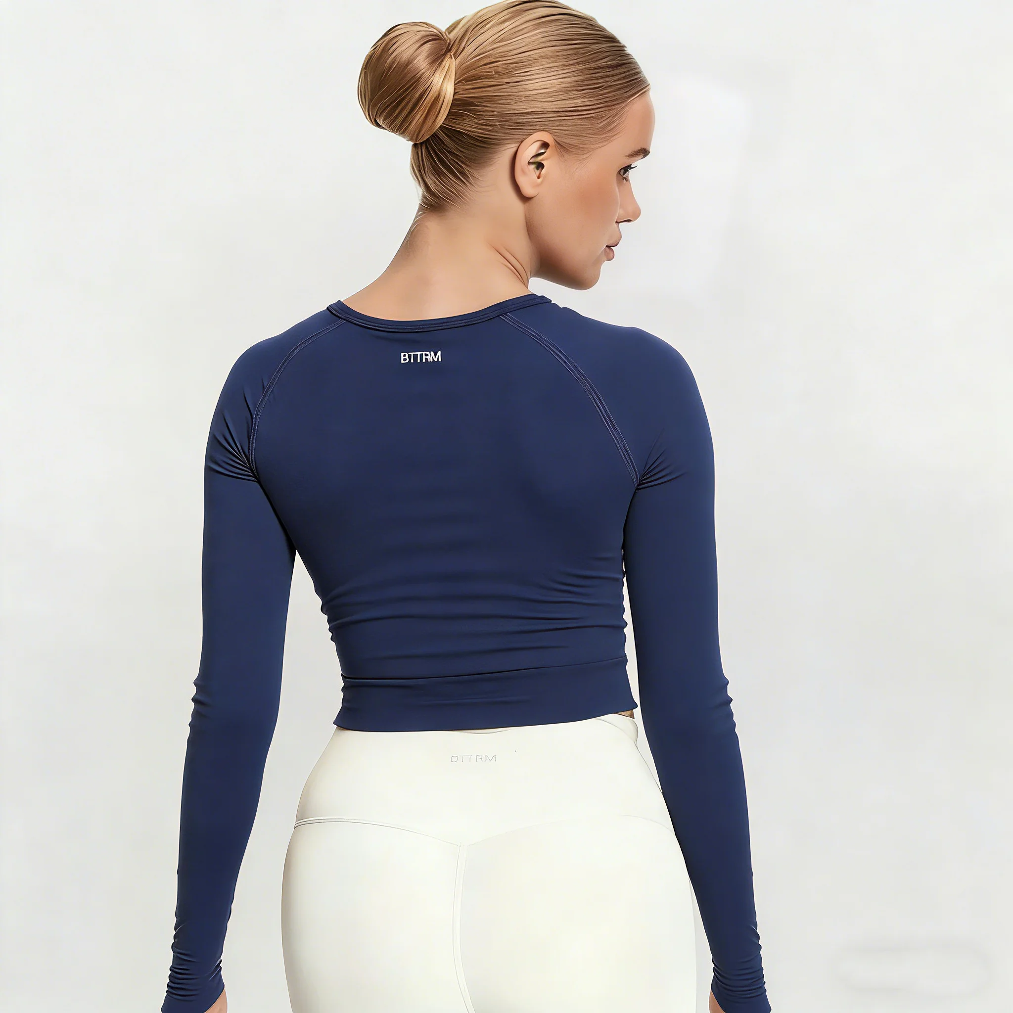 Better Me Women Gym Workout Top Running Training Fitness Top Windproof Running Suit Breathable Quick Drying Sports Yoga Clothing