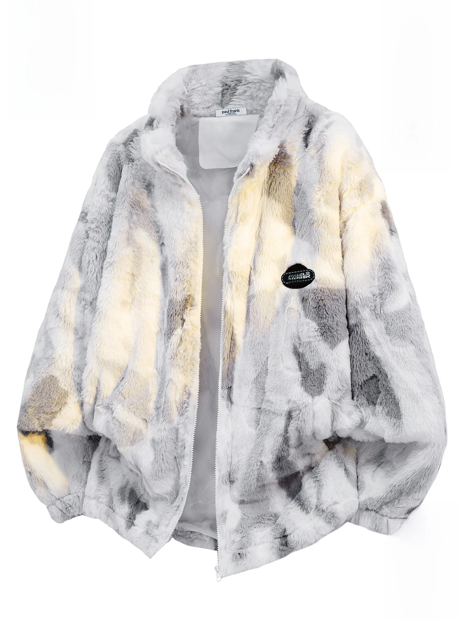 

Мужская зимняя куртка Paul Frank: утепленная, с эффектом окрашивания, на флисовой подкладке, свободного кроя, новая модель, повседневная, модная верхняя одежда