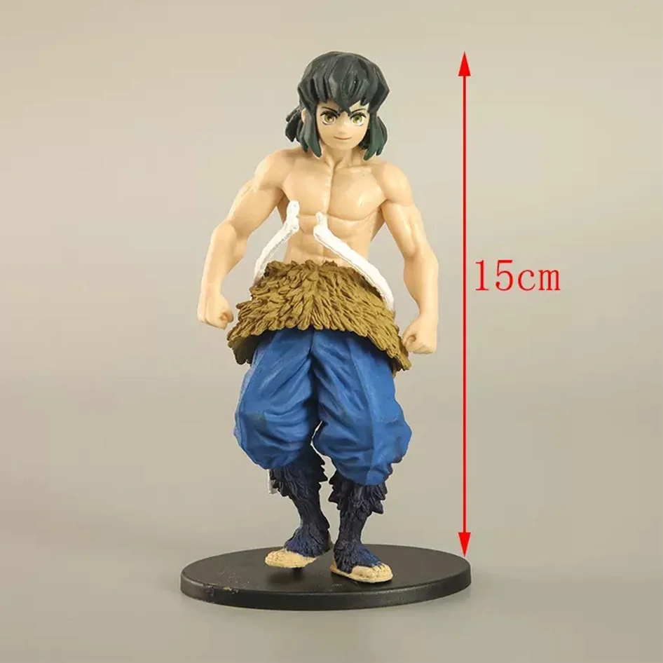 Anime Demon Sayaer Figuur Kamado Tanjiro Nezuko Acchion Figuren PVC Model en ys Zenitsu Beeldje Inosuke Demon Slayer: Kimetsu no Yaiba Figura