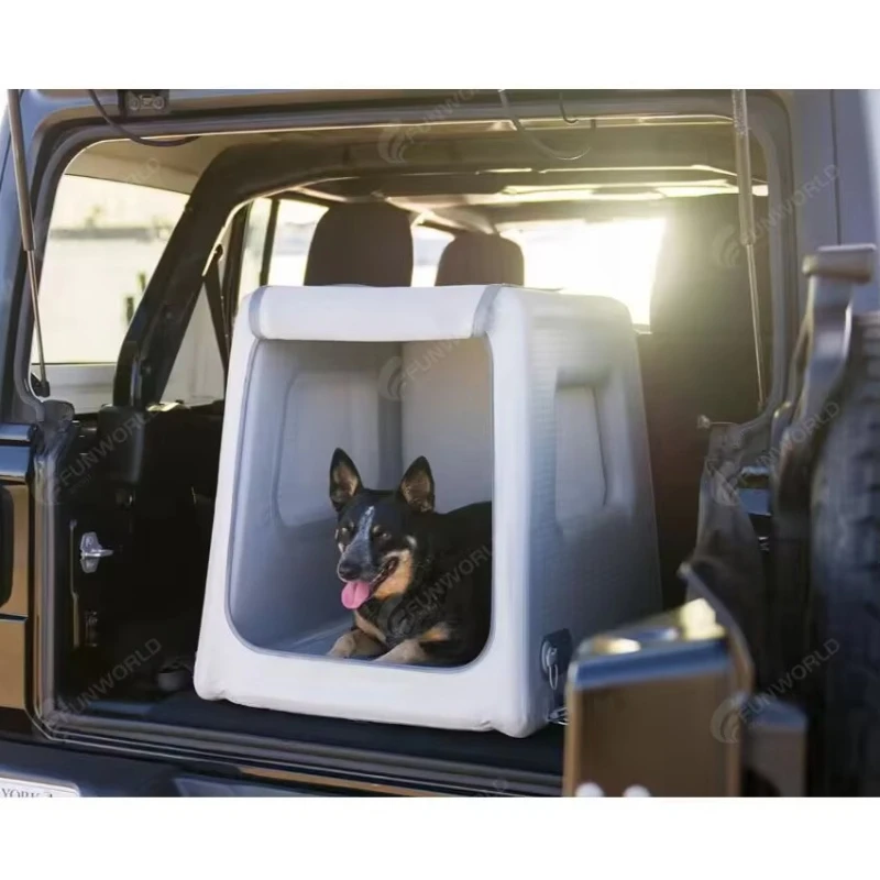 Environmentally friendly foldable inflatable outdoor kennel travel pet cage bed cat litter dog box furniture