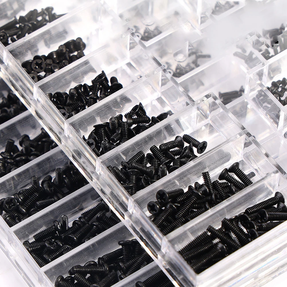 18 Types Mini Screws Set Flat Head DIY Repair For Watch Mobile Computer Assemble Repair Kit Flat Head Mini Screw Set ﻿
