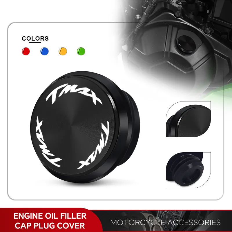 

tmax Engine Oil Cap For TMAX500 TMAX530 DX SX TMAX560 TECH MAX 2008-2026 Motorcycle Oil Cap Bolt Screw Protection Cover
