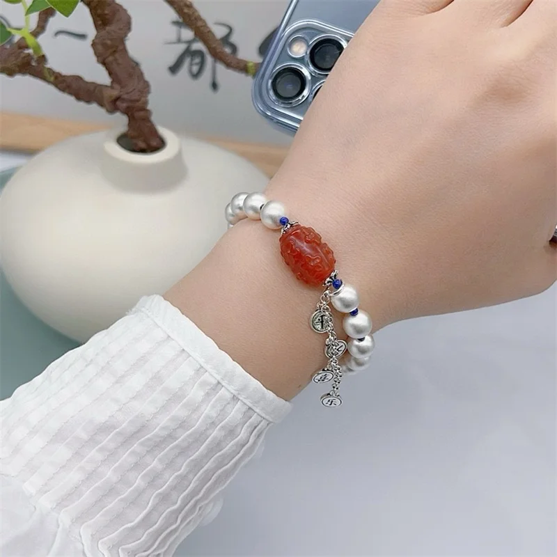 

Sterling Silver Bracelet S925 For Woman Female Girl And Man Male Boy Original Manual Lovers Retro Style Popular Fashion Jewelry
