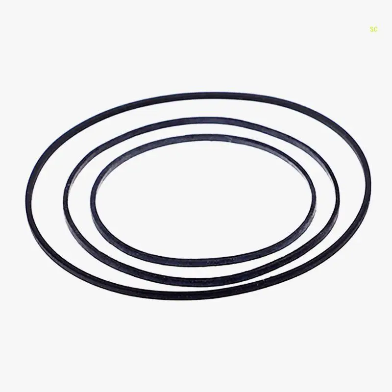 30 قطعة/المجموعة مزيج شريط كاسيت 0.7x0.7mm 1x1mm استبدال المطاط DVD كاسيت مسجل شرائط القرص الدوار حزام دروبشيبينغ