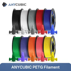 ANYCUBIC 10KG PETG 3D Printer Filament 1kg/Roll Multicolor 1.75mm Plastic 3D Printer Filament For Kobra 2 FDM 3D Printer