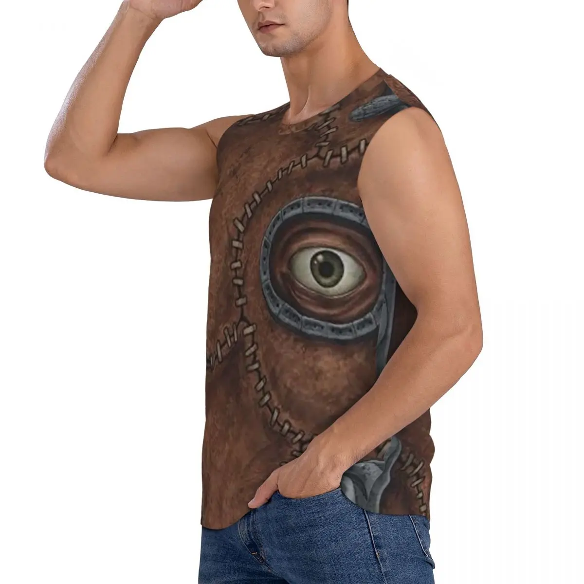 Hocus The Spell Book Pocus Horror Tv Movie Men Sleeveless Tank Tops Quick Dry Breathable Gym Fitness Running Summer Sport Vest