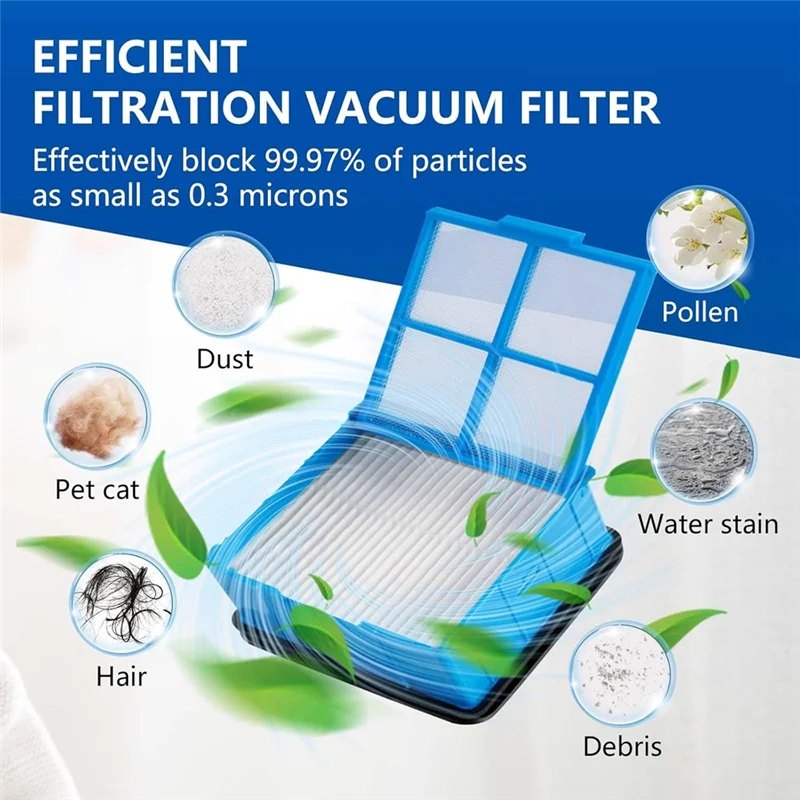 Juego de filtros de vacío de cepillo de rodillo A83G para Bissell 3930F Crosswave Omniforce Edge, piezas de vacío en seco y húmedo inalámbrico