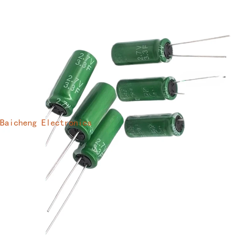6 قطعة 2.7V3.3F مكثف فاراد 3.3f الزحف الكلب مسجل مكثف الذاكرة يحل محل