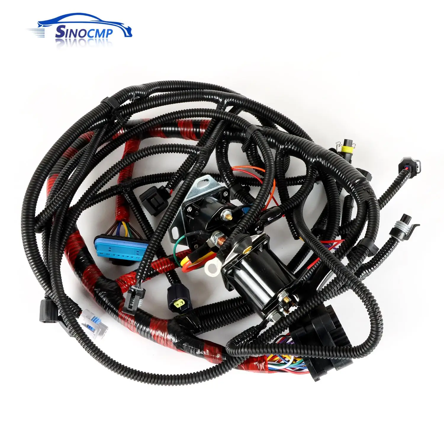 

1 комплект жгутов проводов двигателя F81Z12B637FA F81Z-12B637-FA для Ford Excursion F250 F350 2002-2003 годов, 7,3 л, дизель Powerstroke без суппорта