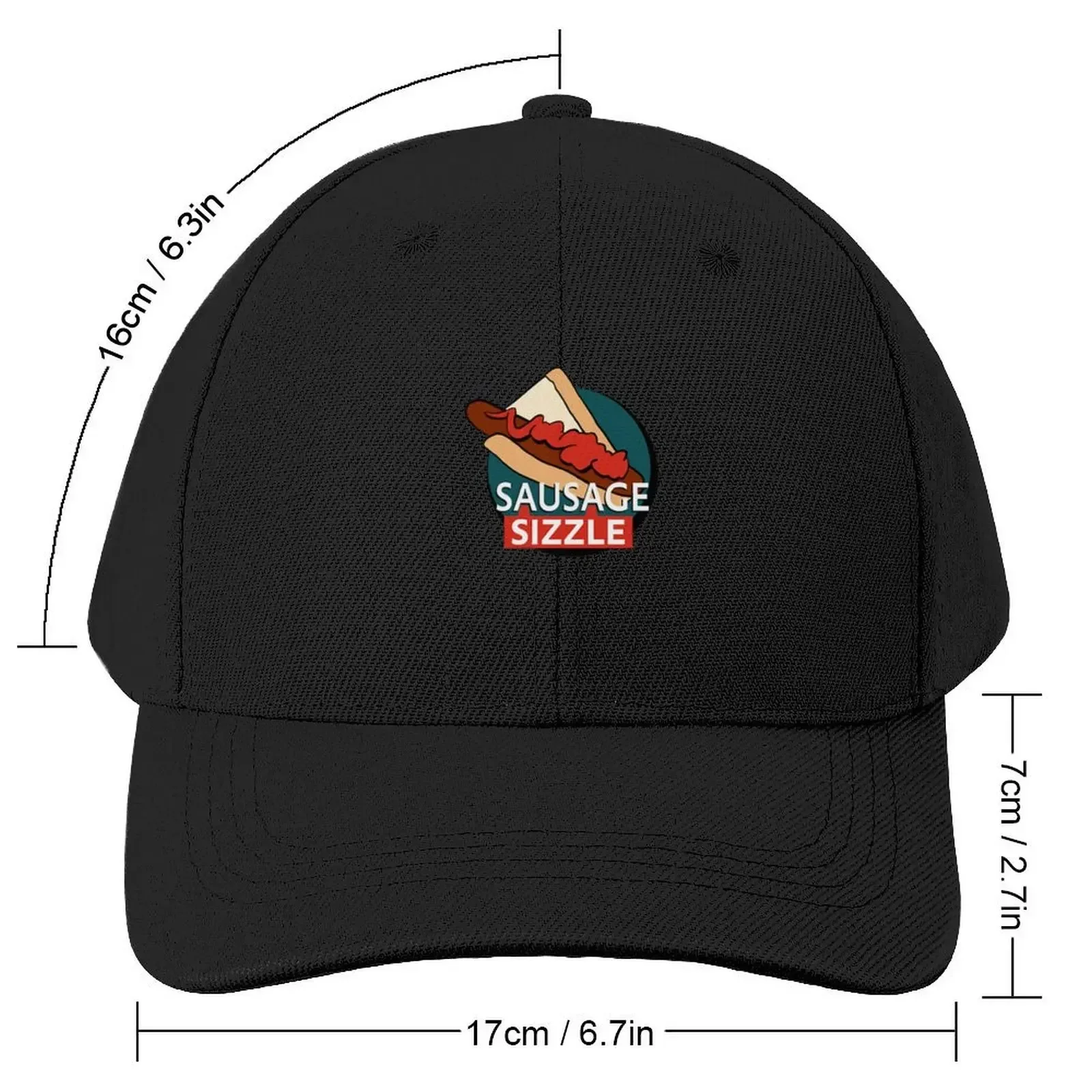 Bunnings sausage sizzle Baseball Cap New In The Hat custom Hat derby hat Sun Hats For Women Men's