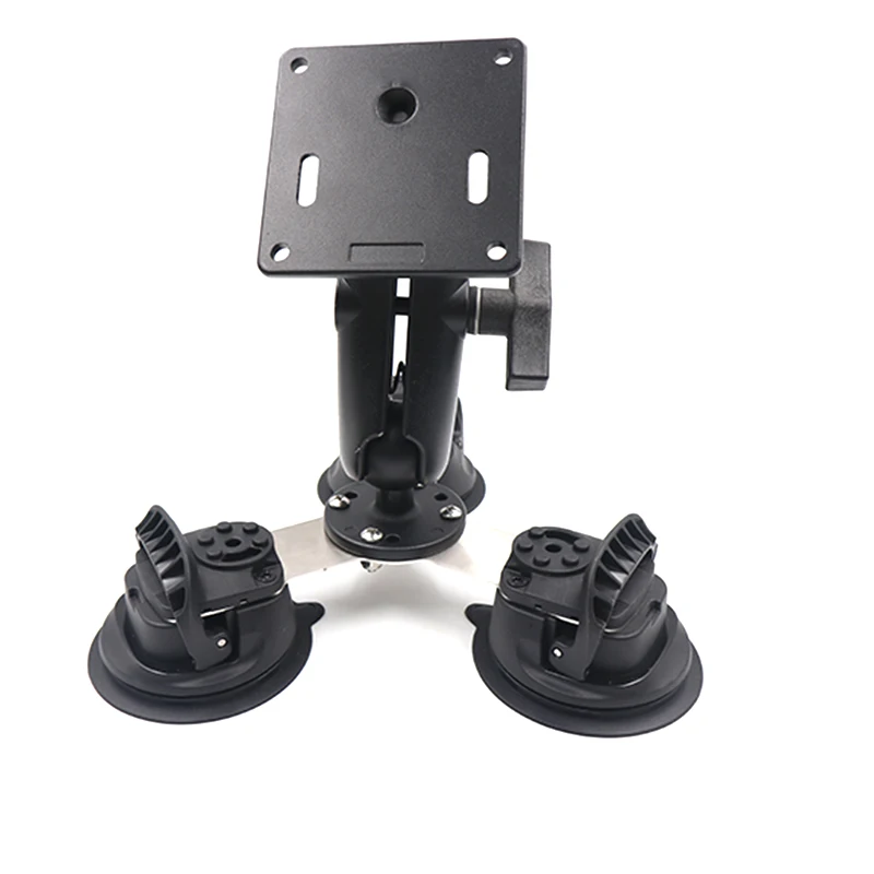 Camera Car Windshield Triple Suction Cup Mount with 75*75 Vesa Plate