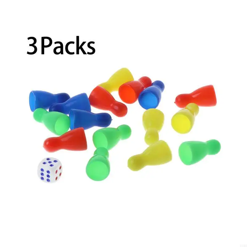 31Be Plastikschachstücke Schachtische Entwürfe Prüfer Brettspiel Accessoires Kinder Spielzeug Home Entertainment Schachpawnset