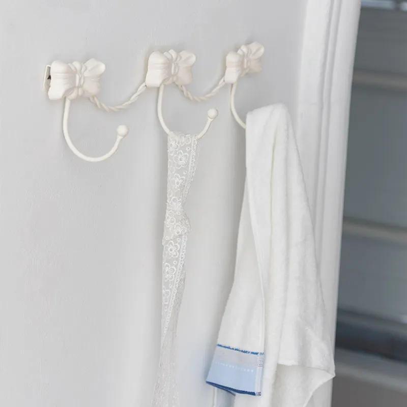 Your habitable wall hook a row of clothes and hats clothes wall hanging retro bathroom wall bag creative cute decoration