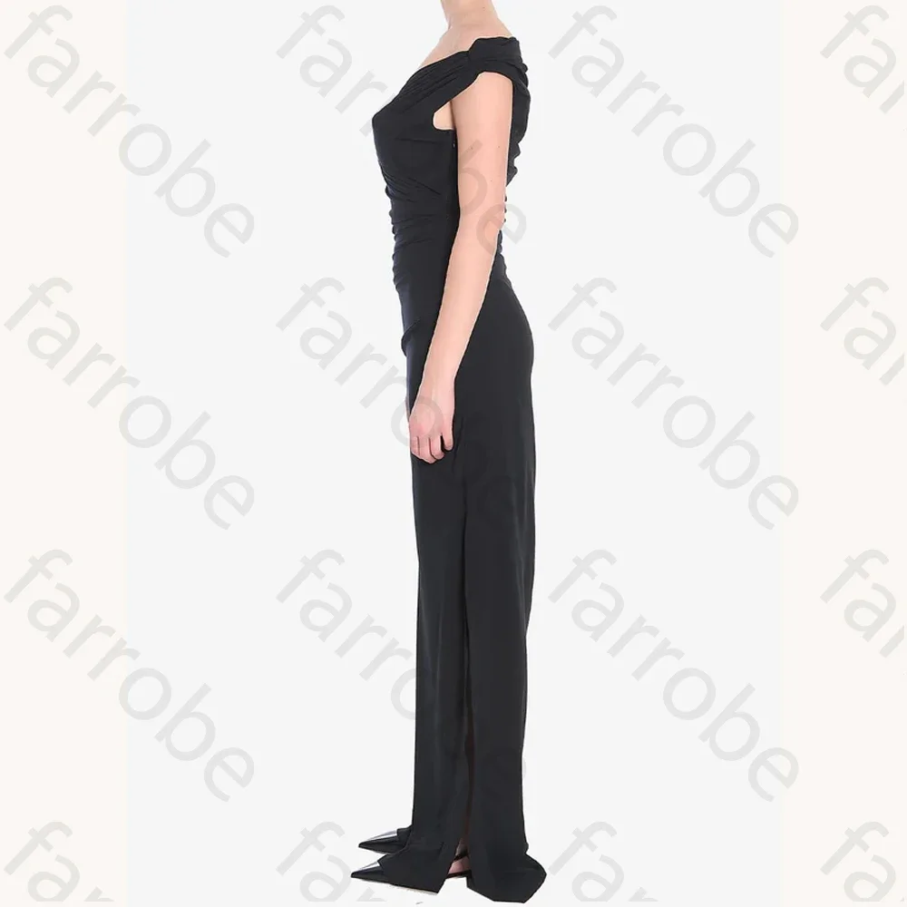 Элегантное платье макси с открытыми плечами по индивидуальному заказу, вечерние платья трапециевидной формы, официальное изысканное платье высокого качества для выпускного вечера, женские платья