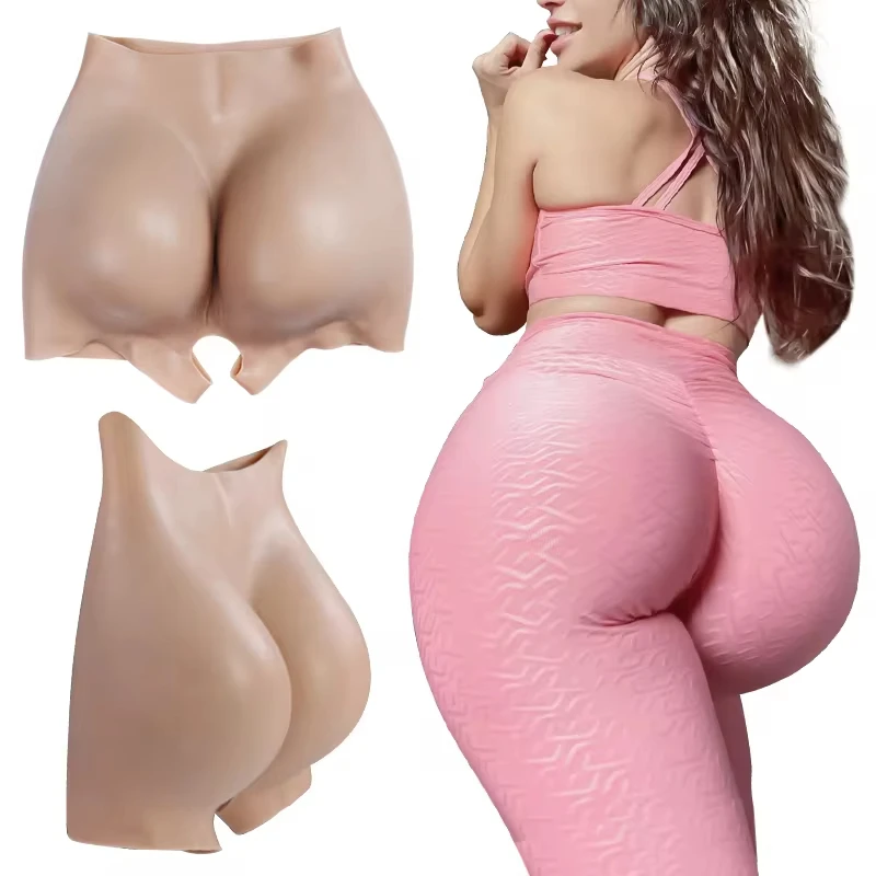 100% Full Silicone Fake Ass Female Hips Padded 1.5Cm Buttocks And 1Cm Hips Enhancement Shapewear For African Woman