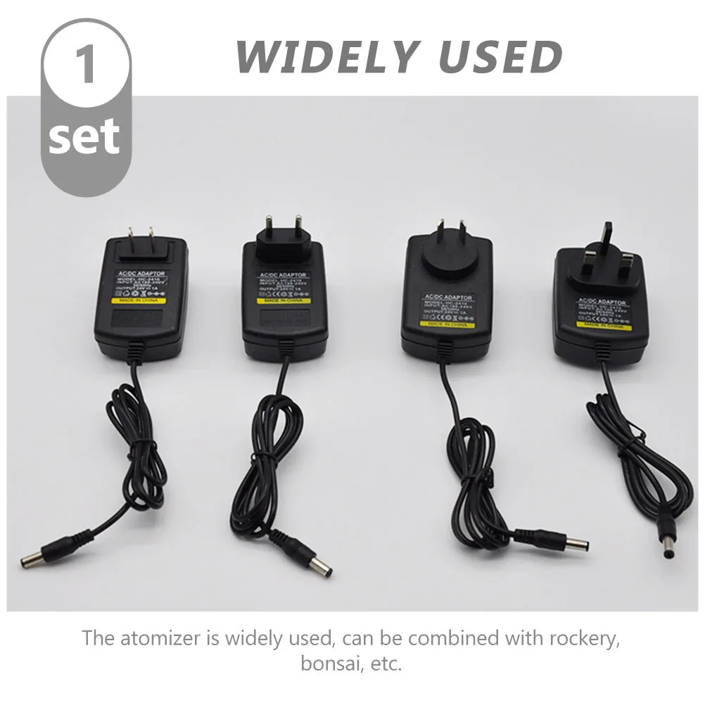 

1 Set Ultrasonic Mist Maker For Bonsai Pond Aquarium Fountain Air Humidifier Landscape Ceramic 12 Led Fish Tool