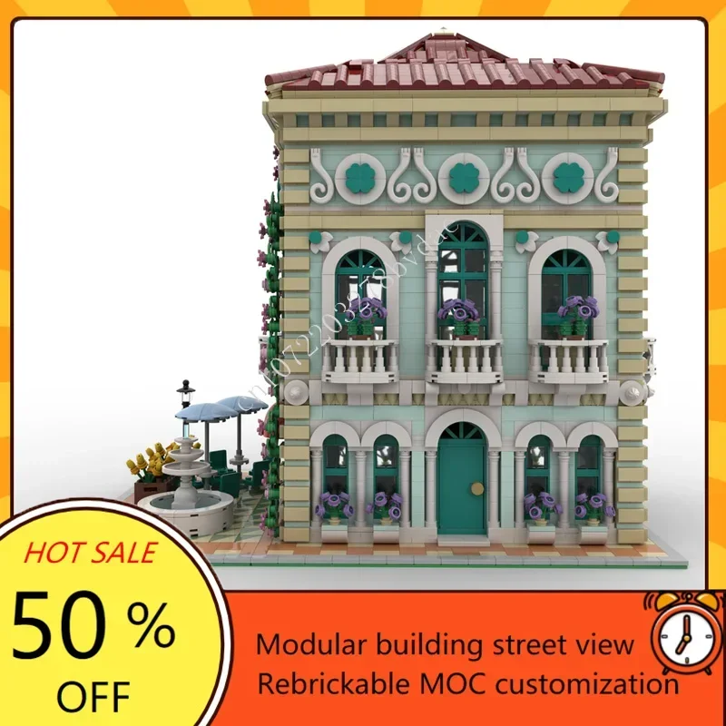 5466 قطعة وحدات الثامن مخصص MOC الإبداعية عرض الشارع العمارة لتقوم بها بنفسك التعليم التجمع لغز نموذج الأطفال عيد ميلاد لعبة هدية