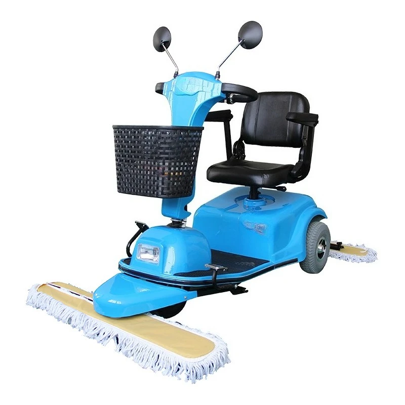 The three-wheeled large electric dust cart is comfortable and durable, and the dust cart can be exported for cruising