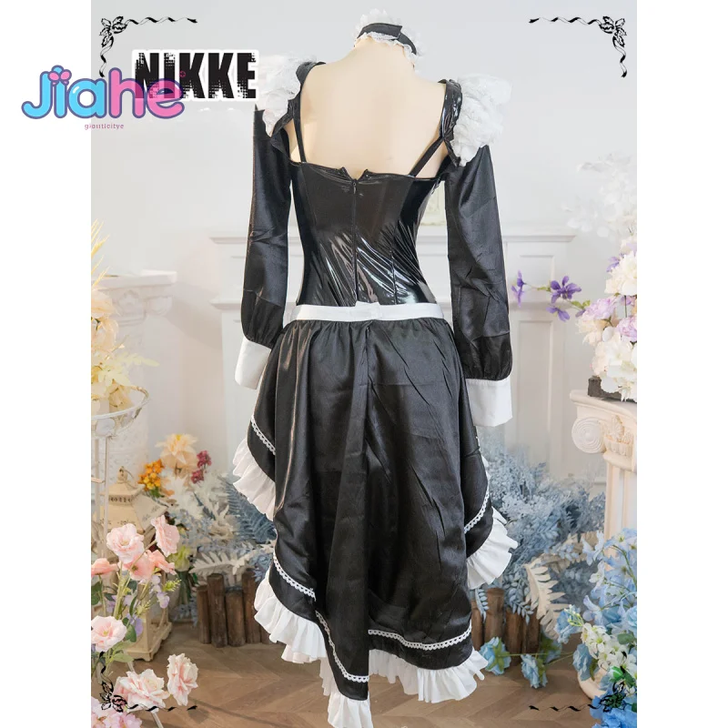 Mihara-Disfraz de Cosplay para mujer, juego de GODDESS OF VICTORY: NIKKE, uniforme de sirvienta dulce, accesorios, vestido nuevo de Halloween Lolita