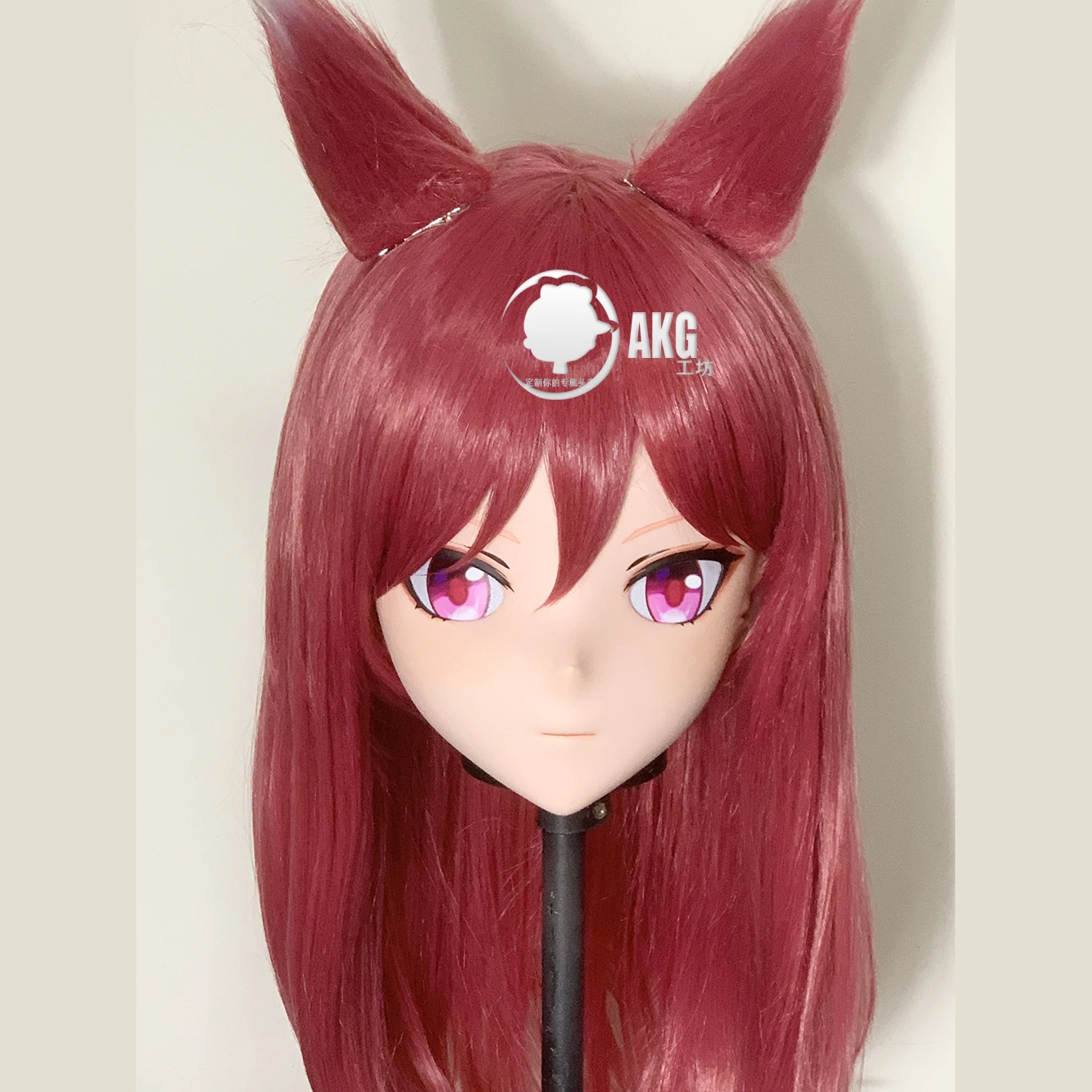 

(AL11)Customize Character Crossdressing Female/Girl Resin Full/Half Head With Lock Anime Cosplay Japanese Animego Kigurumi Mask