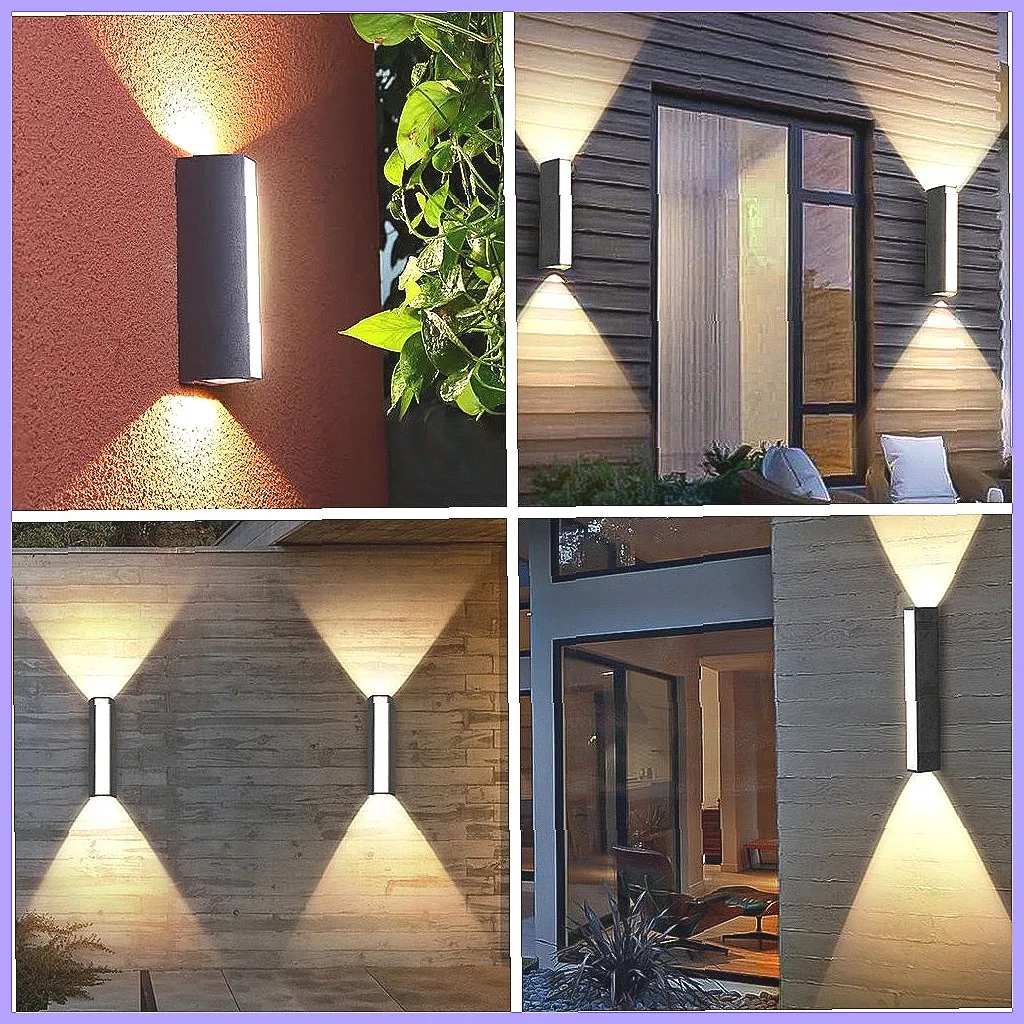 

Водонепроницаемый уличный настенный светильник Magdalyn с 3 светодиодными головками для сада и террасы, современное наружное освещение, лампа для стены