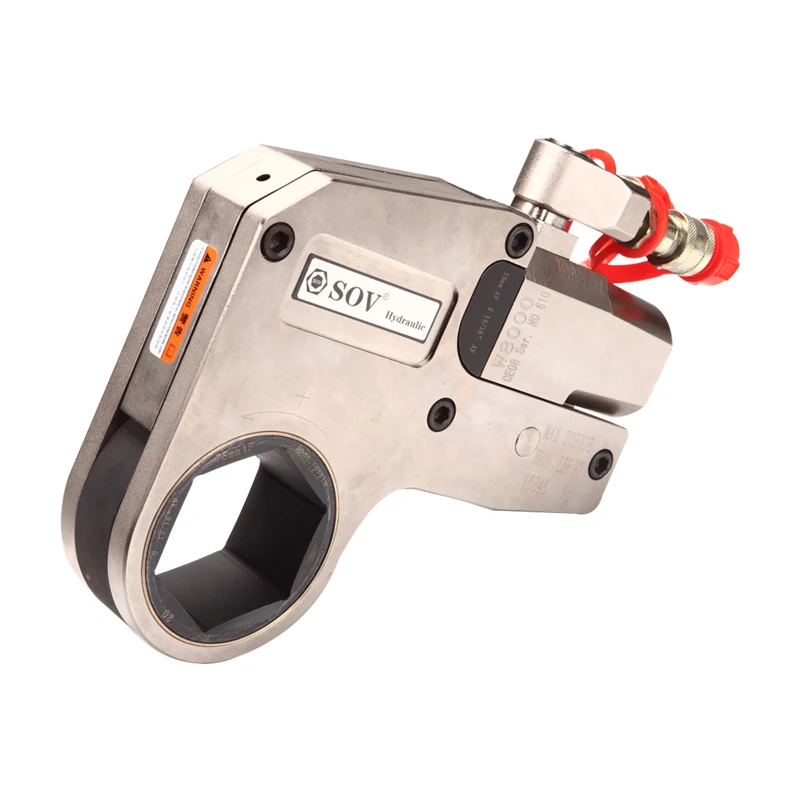 Max Torque Range 1852-18521Nm 14XLCT Hollow Hexagon Cassette Hydraulic Torque Wrench