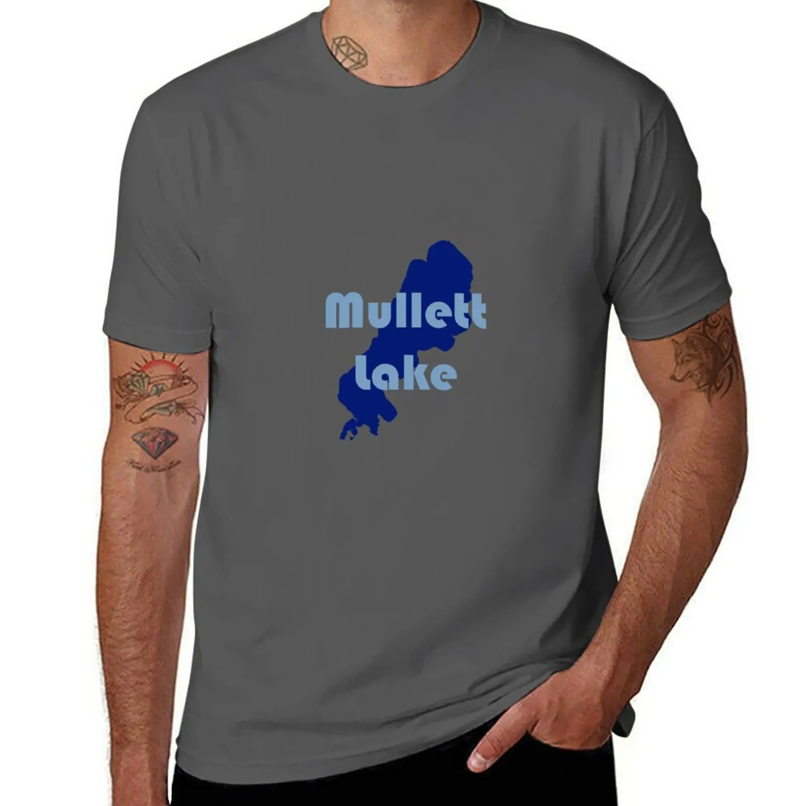 

Mullett Lake, Michigan T-Shirt man t shirt shirts graphic tees Funny t-shirt new edition Men's t shirts