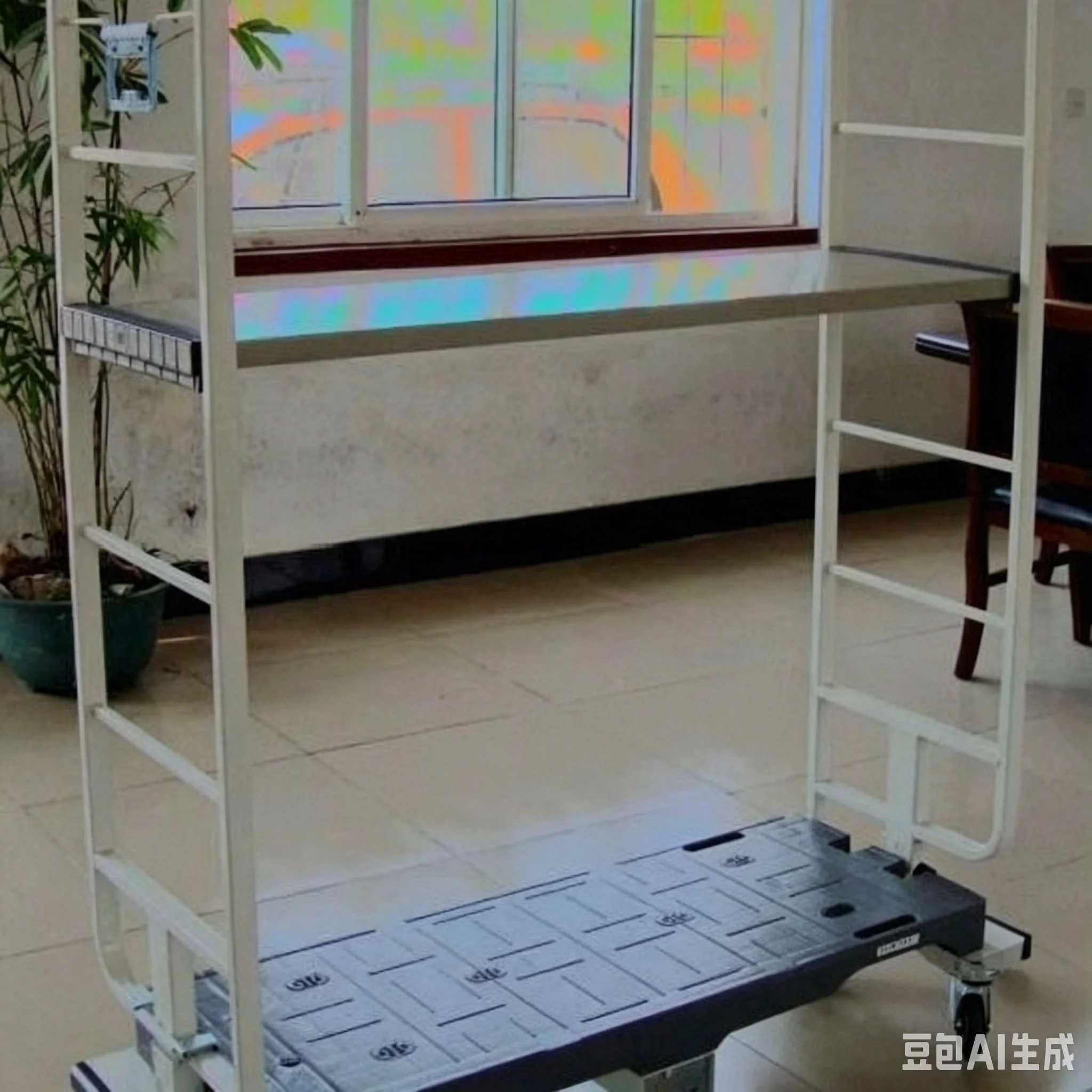 288*430*1550mm 400kgs Foldable Industrial Narrow Aisle Channel Push Cart Supermarket Six-wheel Replenishment U Boat Logistic